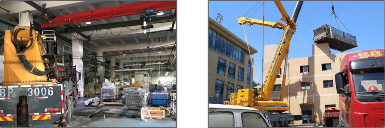 多年安裝搬運經驗積淀